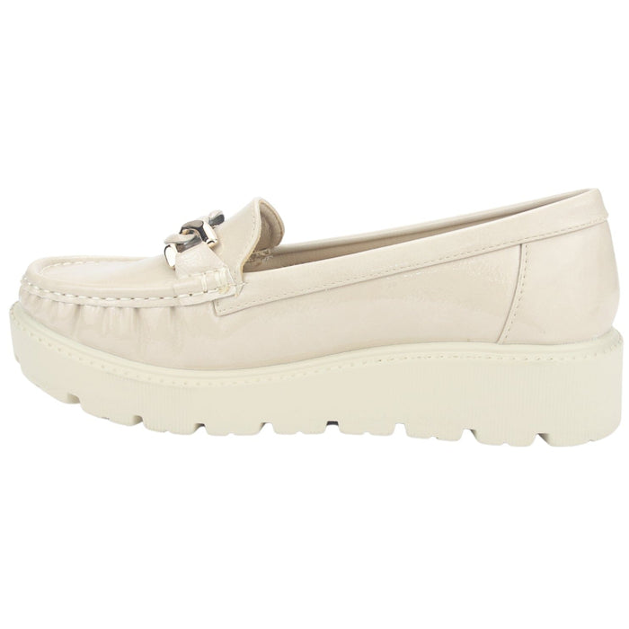Mocasin Chalada Mujer Gran-21 Beige Casual Mocasines Plataforma Chalada