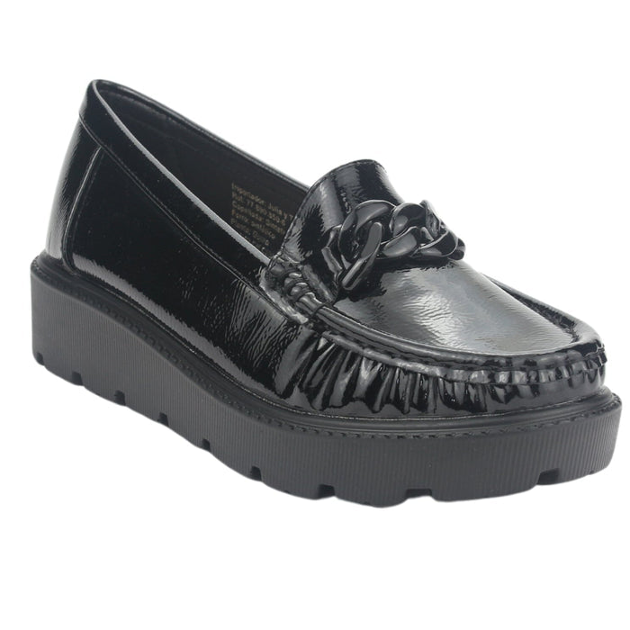 Mocasin Chalada Mujer Gran-21 Negro Casual Mocasines Plataforma Chalada