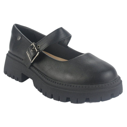 Mocasin Chalada Mujer Lina-3 Negro Casual Mocasines Plataforma Chalada