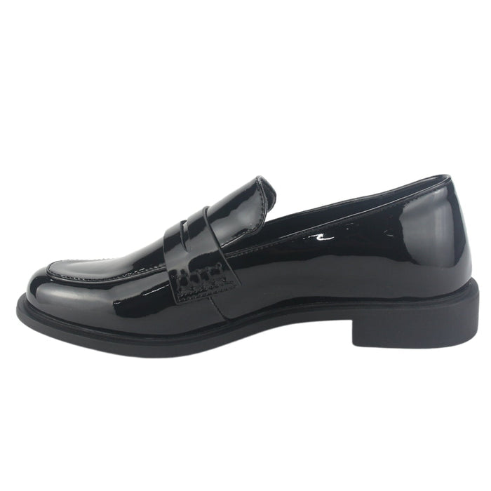 Mocasin Chalada Mujer Mocca-2 Negro Casual Mocasines Taco Chalada