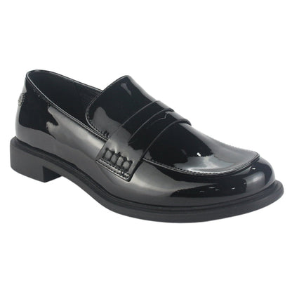 Mocasin Chalada Mujer Mocca-2 Negro Casual Mocasines Taco Chalada