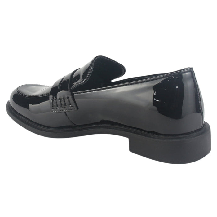 Mocasin Chalada Mujer Mocca-2 Negro Casual Mocasines Taco Chalada