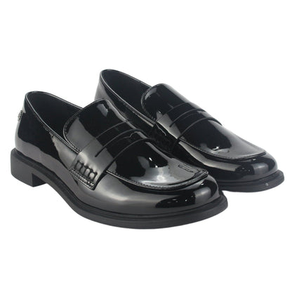 Mocasin Chalada Mujer Mocca-2 Negro Casual Mocasines Taco Chalada