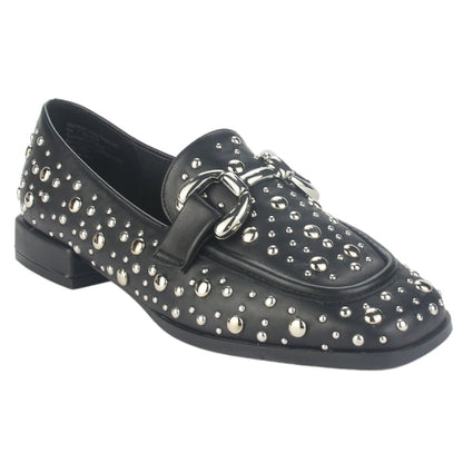 Mocasin Chalada Mujer Salime-1 Negro Casual Zapatos Planos Comfort Chalada