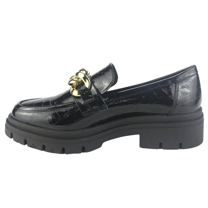 Mocasin Chalada Mujer Selina-7 Negro Casual Mocasines Plataforma Chalada