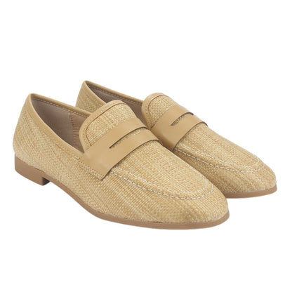 Mocasin Chalada Mujer Sleep-29 Beige Casual Mocasines Planos Chalada