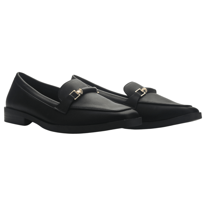 Mocasin de Mujer de color Negro Casual Chalada Rami-1 Mocasines Planos Chalada