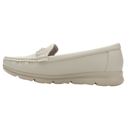 Mocasin de Mujer de color Nude Casual Chalada Leve-1 Mocasines Planos Chalada