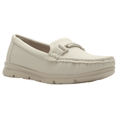Mocasin de Mujer de color Nude Casual Chalada Leve-1 Mocasines Planos Chalada