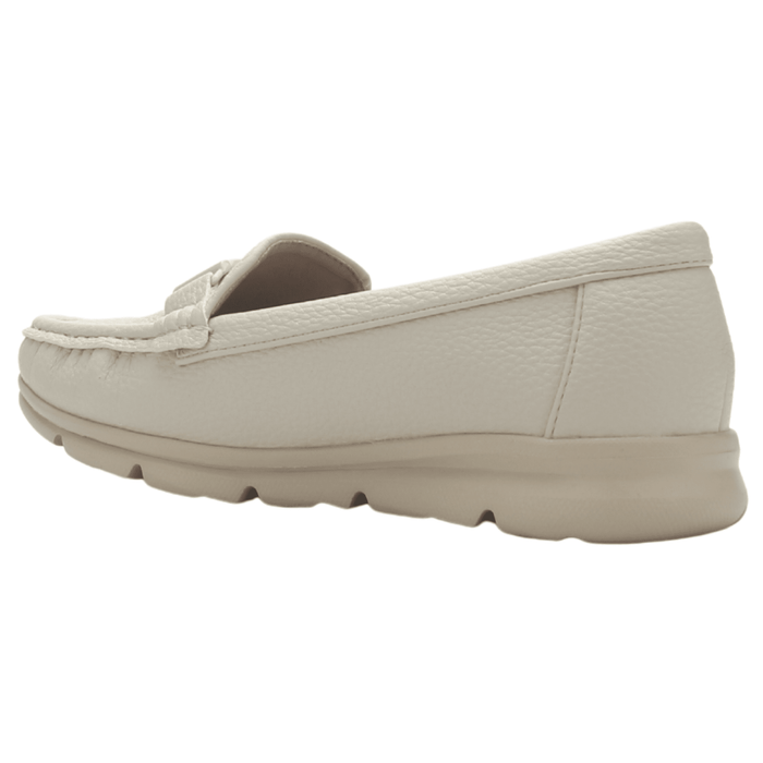 Mocasin de Mujer de color Nude Casual Chalada Leve-1 Mocasines Planos Chalada