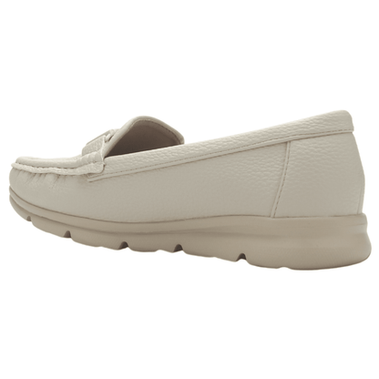 Mocasin de Mujer de color Nude Casual Chalada Leve-1 Mocasines Planos Chalada