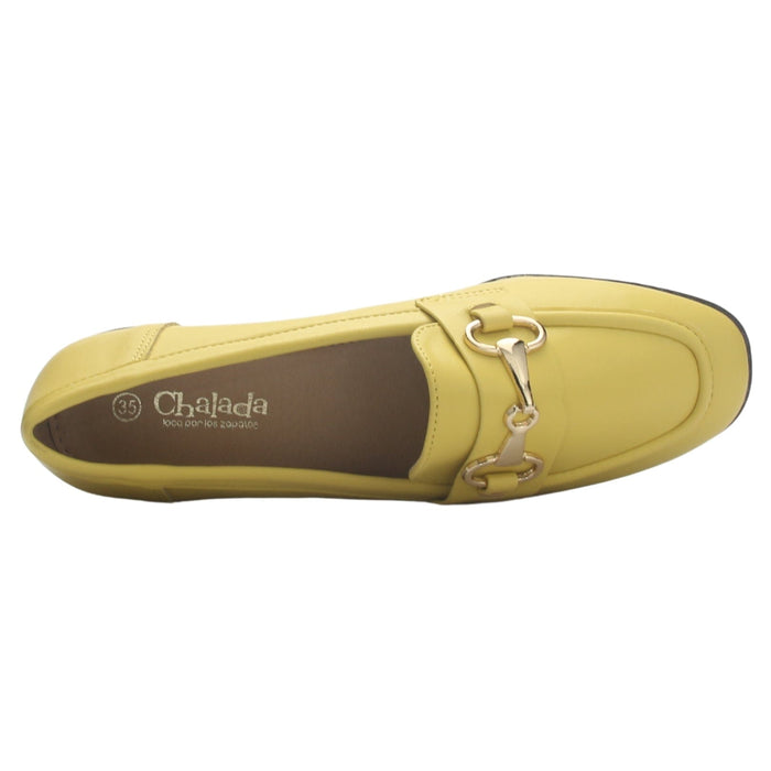 Mocasin Mujer Casual Amarillo Chalada Swing-2 Mocasines Planos Chalada