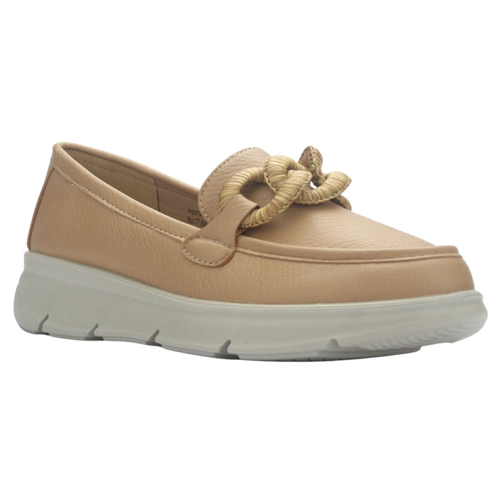Mocasin Mujer Chalada Graki-2 Nude Casual Mocasines Plataforma Chalada