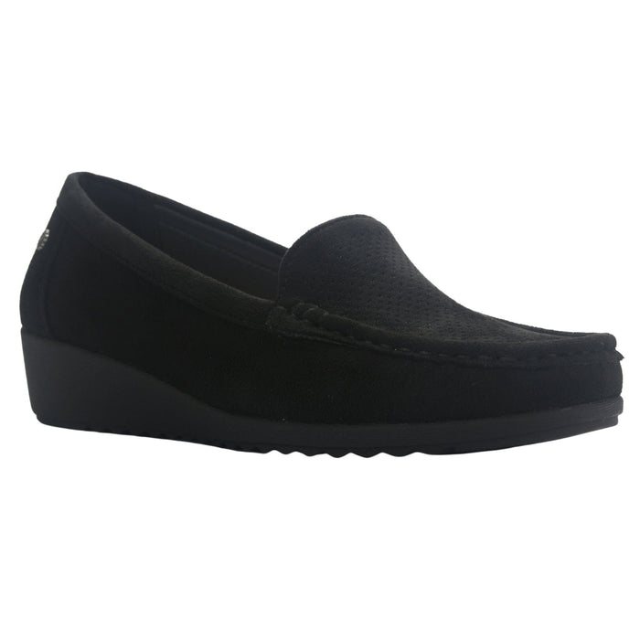 Mocasin Mujer Chalada Malu-4 Negro Casual Mocasines Taco Chalada