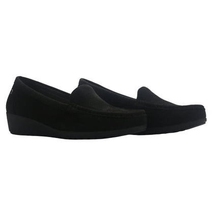 Mocasin Mujer Chalada Malu-4 Negro Casual Mocasines Taco Chalada