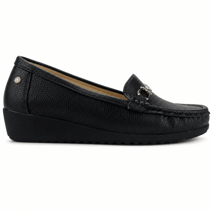 Mocasin Negro Mujer Casual Chalada Malu Mocasines Chalada