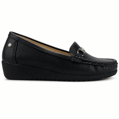 Mocasin Negro Mujer Casual Chalada Malu Mocasines Chalada