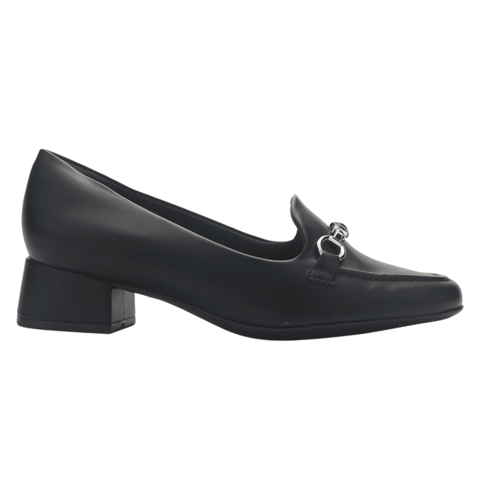 Mocasin Negro Mujer Comfortflex 2595402 Casual Mocasines Taco Comfortflex