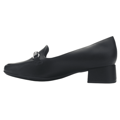 Mocasin Negro Mujer Comfortflex 2595402 Casual Mocasines Taco Comfortflex