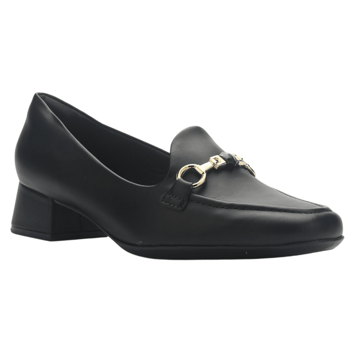 Mocasin Negro Mujer Comfortflex 2595402 Casual Mocasines Taco Comfortflex