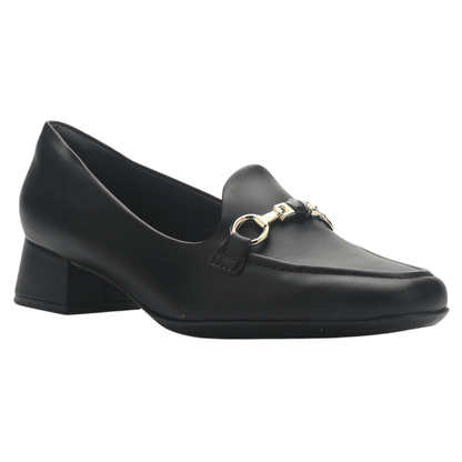 Mocasin Negro Mujer Comfortflex 2595402 Casual Mocasines Taco Comfortflex