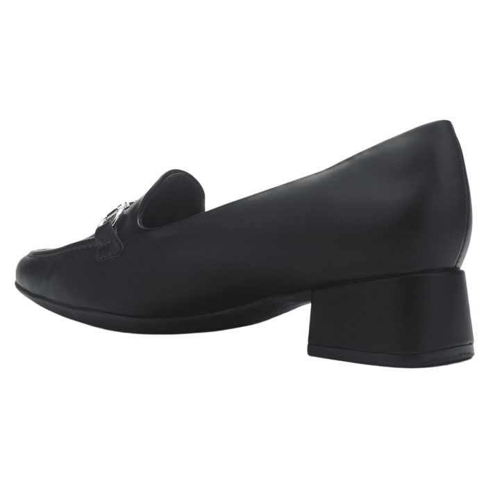 Mocasin Negro Mujer Comfortflex 2595402 Casual Mocasines Taco Comfortflex
