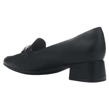 Mocasin Negro Mujer Comfortflex 2595402 Casual Mocasines Taco Comfortflex