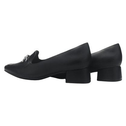Mocasin Negro Mujer Comfortflex 2595402 Casual Mocasines Taco Comfortflex