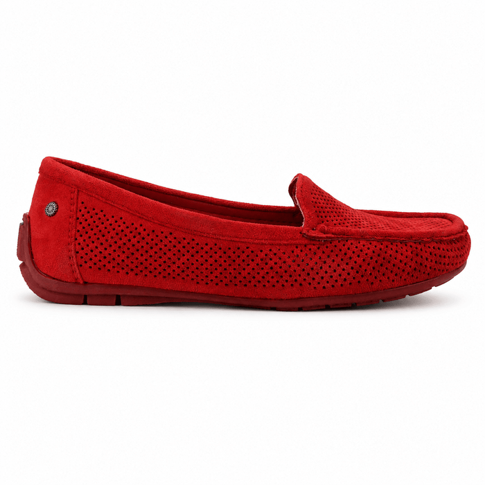 Mocasin Rojo Mujer Casual Chalada Nautico Mocasines Chalada