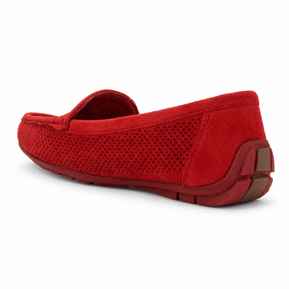 Mocasin Rojo Mujer Casual Chalada Nautico Mocasines Chalada