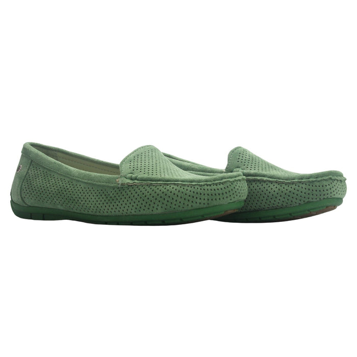 Mocasin Mujer Casual Verde Chalada Nautico-2 Mocasines Planos Chalada