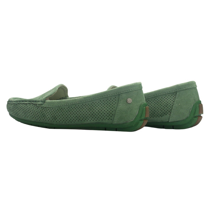 Mocasin Mujer Casual Verde Chalada Nautico-2 Mocasines Planos Chalada