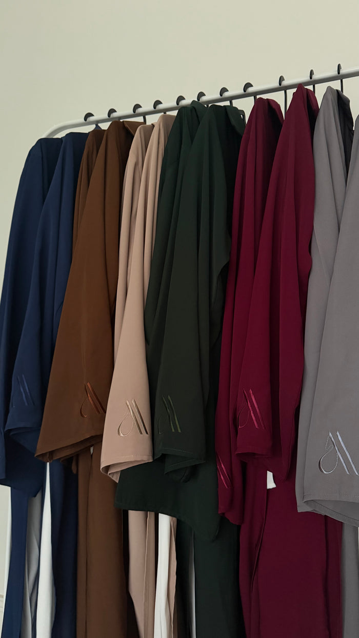 Mocha Creme NARA coord set | Ramadhan | Eid | Modest Coord set | Abaya and slip dress |