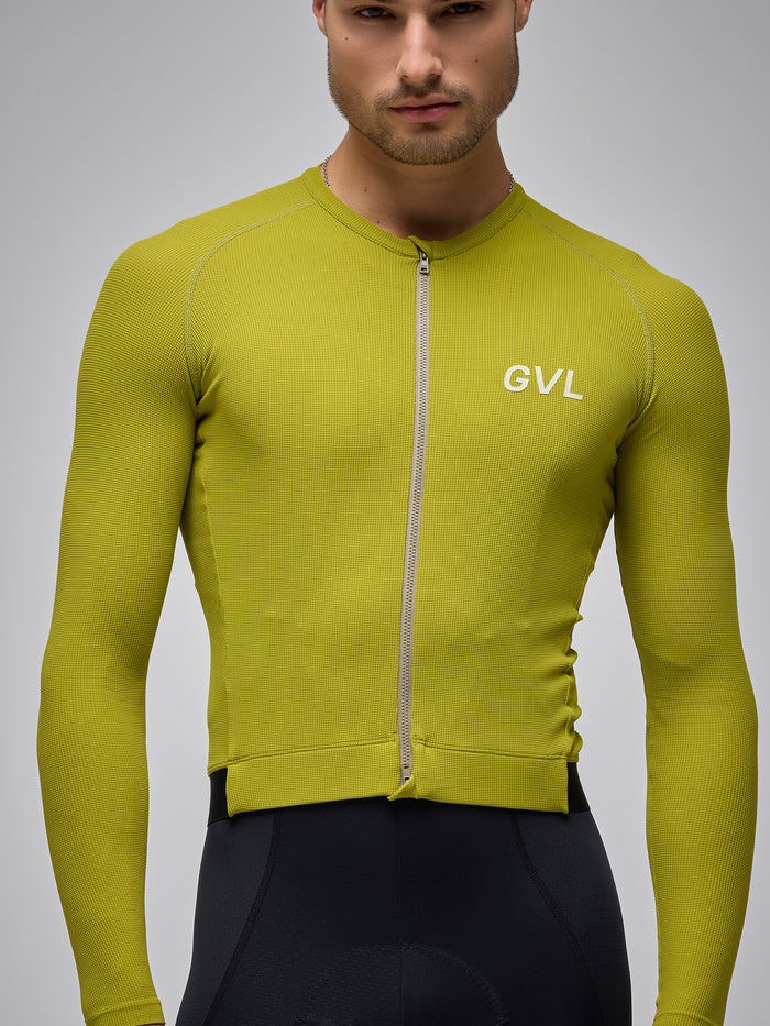 MODERN CLASSIC WAFFLE LS JERSEY - EVERGREEN