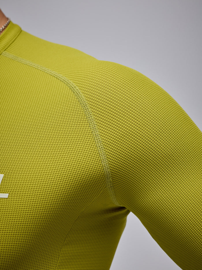 MODERN CLASSIC WAFFLE SS JERSEY - EVERGREEN