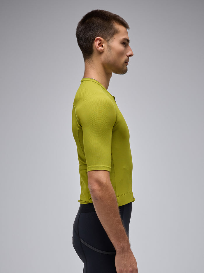 MODERN CLASSIC WAFFLE SS JERSEY - EVERGREEN