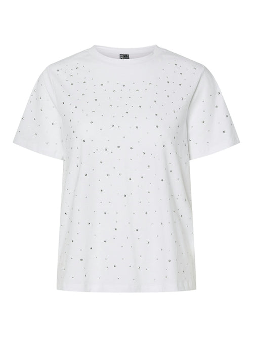 Nadine Studded T-Shirt (Bright White)