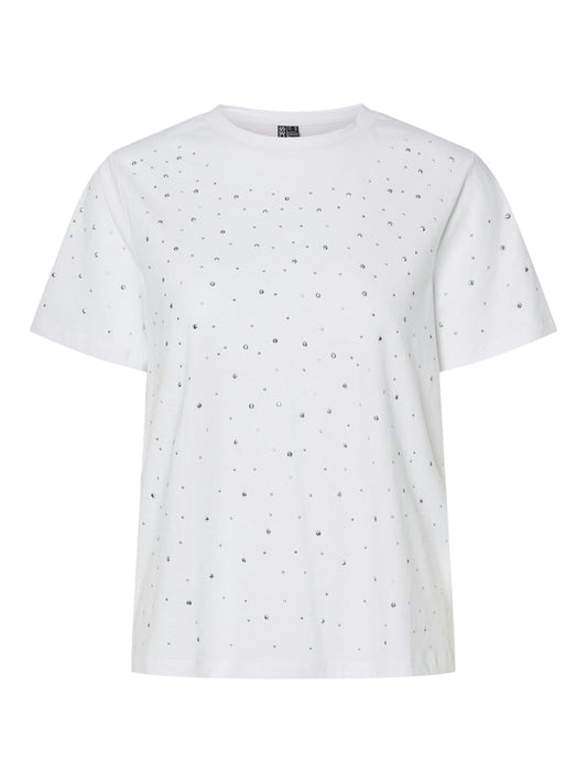 Nadine Studded T-Shirt (Bright White)