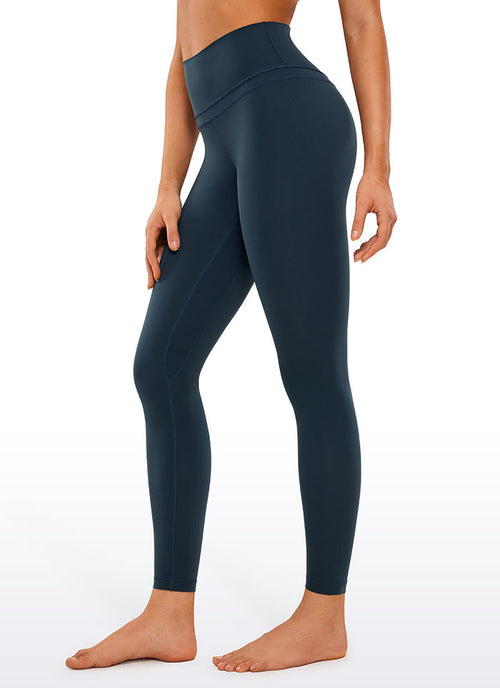 CRZ YOGA Women's Yoga Train High Rise Tall Nakedfeel Leggings 28'' True Navy