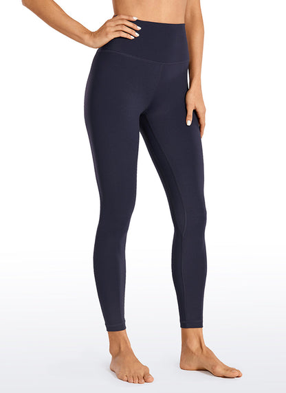CRZ YOGA Women's Yoga Train High Rise Nakedfeel Leggings 25'' Navy