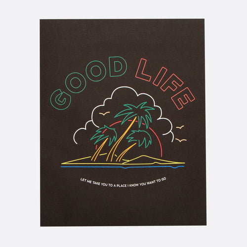 Neon Good Life - Art Print