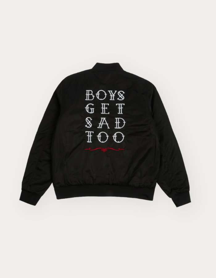 NEON SIGN VARSITY JACKET