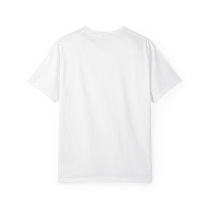 Unisex streetwear T-shirt with a bold front graphic, clean structure, and garment-dyed character for day plans and late night