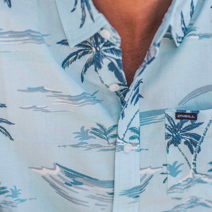 Oasis Eco Standard Short Sleeve Shirt - Sky Blue