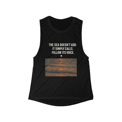 Ocean Breeze Women's Flowy Scoop Muscle Tank