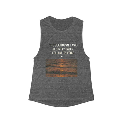 Ocean Breeze Women's Flowy Scoop Muscle Tank