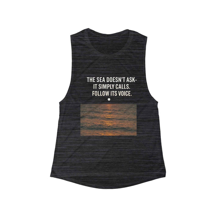 Ocean Breeze Women's Flowy Scoop Muscle Tank
