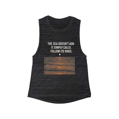 Ocean Breeze Women's Flowy Scoop Muscle Tank