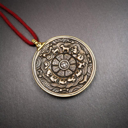 Old Melong 2.6" - Tibetan Buddhist art, view 5