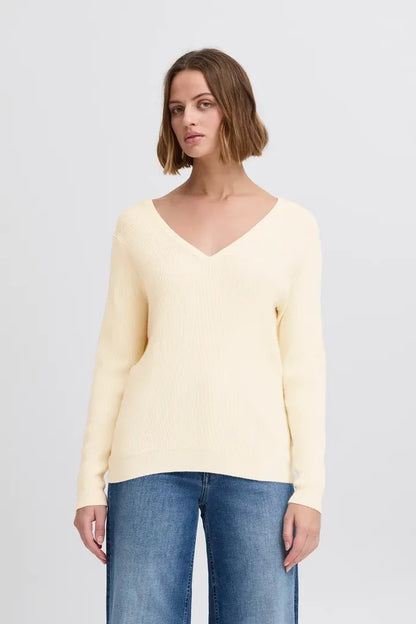 Olivia Rib Jumper (Birch)